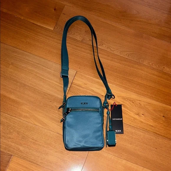 NWT Tumi Persia Crossbody Bag- Lagoon color - Picture 3 of 6